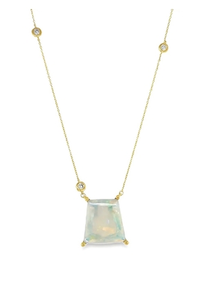 Lisa Nik 18K yellow gold Australian opanl necklace