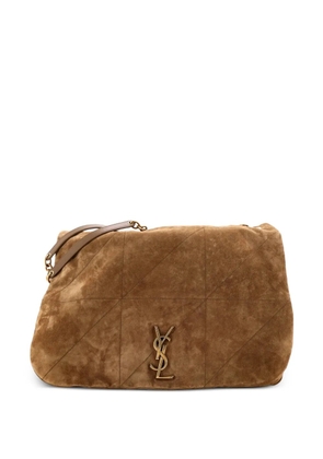 Saint Laurent Pre-Owned Jamie 4.3 Quilted Suede Large shoulder bag - Brown