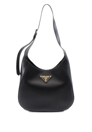 Prada Pre-Owned 2020 logo-triangle shoulder bag - Black