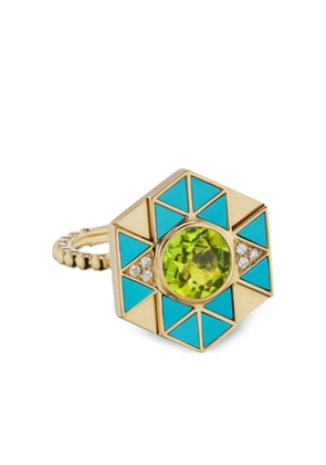 Harwell Godfrey 18K yellow gold Evil Eye multi-stone ring