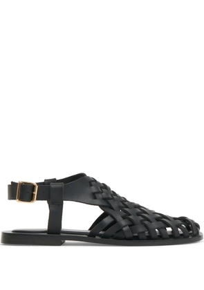Mansur Gavriel woven sandals - Black