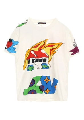 Louis Vuitton Pre-Owned 2010s graphic-print T-shirt - White
