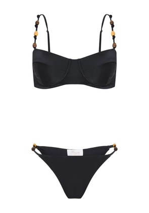 Brigitte bead-detailing bikini - Black