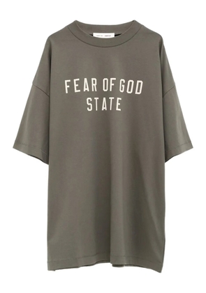 FEAR OF GOD ESSENTIALS lettering T-shirt - Grey