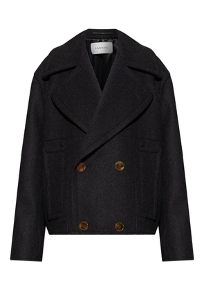 Lanvin double-breasted button jacket - Grey