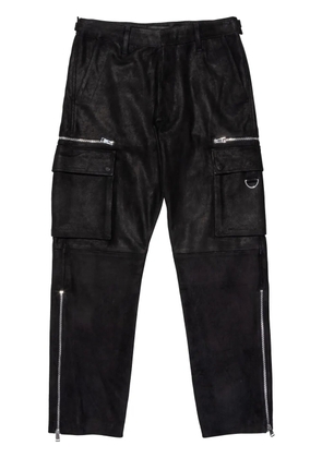 Purple Brand zipped cargo trousers - Black