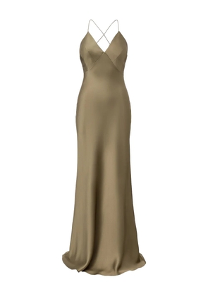 IL VOLO Muse V-neck cross-strap dress - Neutrals