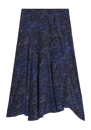 ISABEL MARANT sequin-pattern midi skirt - Blue
