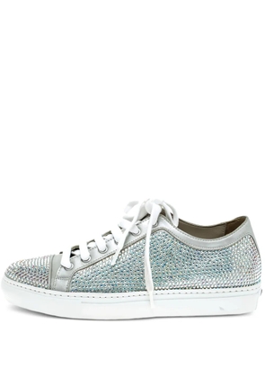 Le Silla crystal-embellished sneakers - Grey