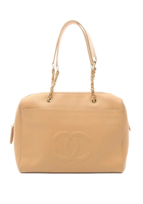 CHANEL Pre-Owned 1997-1999 mini Coco Mark handbag - Neutrals