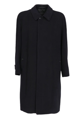 Burberry Pre-Owned 1990s wool coat - Blue