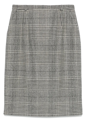 Dolce & Gabbana glen plaid-check midi skirt - Black
