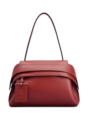 Tod's leather flap shoulder bag - Red