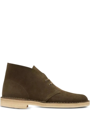 Clarks suede desert boots - Green