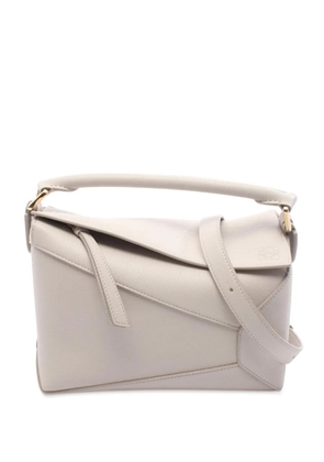 Loewe Pre-Owned 2010-2025 Small Calfskin Puzzle satchel - Grey
