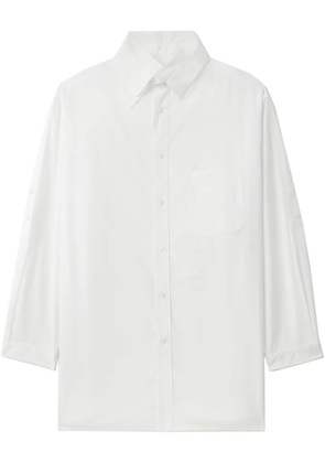 Yohji Yamamoto cotton shirt - White