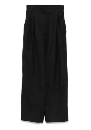 Versace Pre-Owned 1980s pleated trousers - Grey