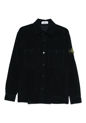 Stone Island corduroy shirt jacket - Blue