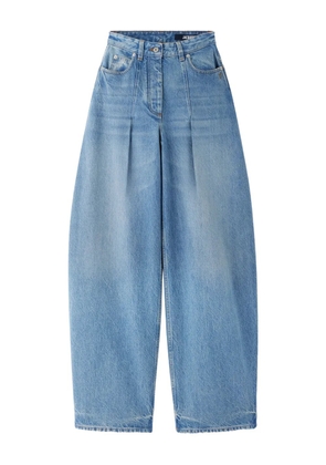 Jacquemus Le De-Nîmes Ovalo pleated jeans - Blue