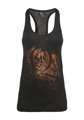 Alexander McQueen Pre-Owned logo-print tank top - Black