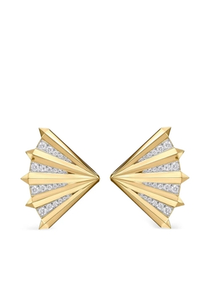 PHILLIPS HOUSE 14kt yellow gold Fan Aura earrings