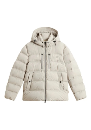 Woolrich hooded stretch puffer jacket - Grey