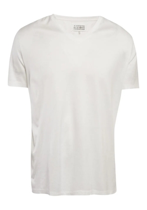 Maison Martin Margiela Pre-Owned V-neck cotton T-shirt - White
