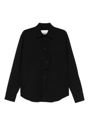 MEDEEA reversed-pocket shirt - Black