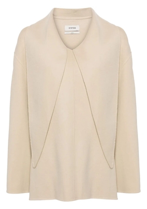 System handmade scarf top - Neutrals