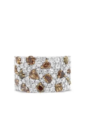 HYT Jewelry 18kt white gold diamond chunky ring