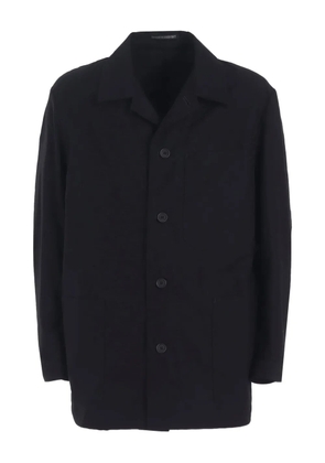 Yohji Yamamoto button-down shirt jacket - Black
