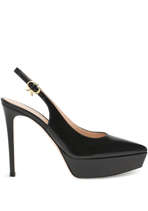 Gianvito Rossi 85mm Dasha platform sling pumps - Black