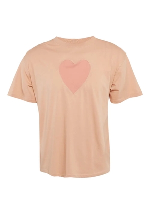 SANDRO heart-motif T-shirt - Pink