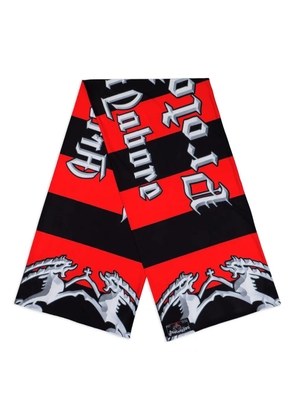PROTOTYPES logo-print scarf - Red