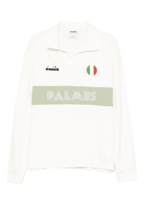 Diadora logo-embroidered polo shirt - White