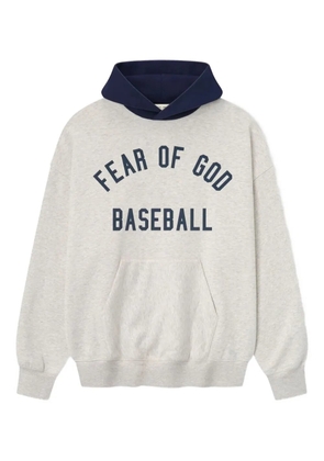 FEAR OF GOD ESSENTIALS x MLB logo hoodie - Grey
