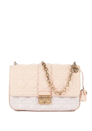 Christian Dior Pre-Owned quilted-pattern chain-strap shoulder bag - Neutrals