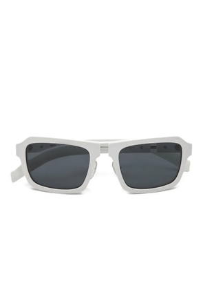 Prada Pre-Owned rectangular-frame sunglasses - White