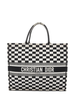 Christian Dior Pre-Owned 2000s Book checkered tote bag - Black