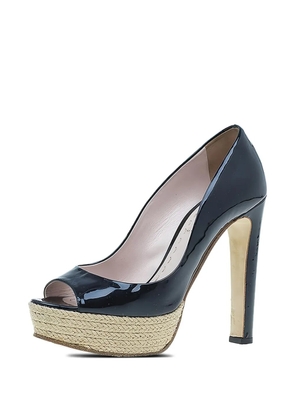 Miu Miu Pre-Owned 130mm patent pumps - Black