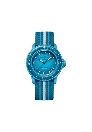 Swatch Vintage x Blancpain Scuba Fifty Fathoms 42.3mm watch - Blue