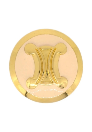 Celine Pre-Owned 1990-2000s Emblem brooch - Gold