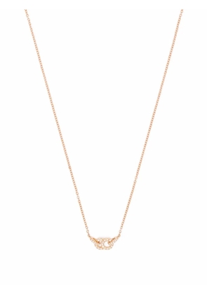 Courbet 18kt recycled rose gold CELESTE laboratory-grown diamond small pendant necklace - Pink