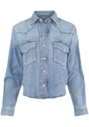 Citizens of Humanity straight-point collar cotton shirt - Blue