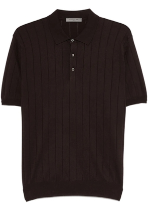 Corneliani cotton polo shirt - Brown