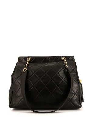 CHANEL Pre-Owned 1996 quilted leather bag - Black