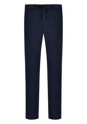 Canali drawstring chinos - Blue