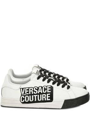 Versace Jeans Couture logo lace-up sneakers - 003 WHITE