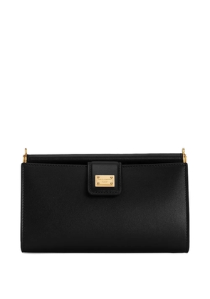 Dolce & Gabbana leather shoulder bag - Black