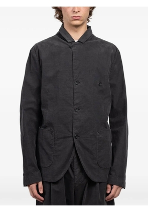 Hannes Roether single-breasted shirt jacket - Grey